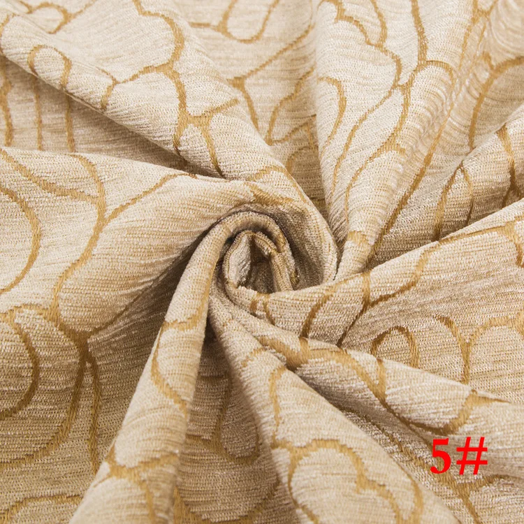 curtain 1pc Одноцветные шенилловые жаккардовые двухсторонние занавески s ткань для гостиной спальни Затемненные окна толстые занавески на кухне - Цвет: curtain 1pc