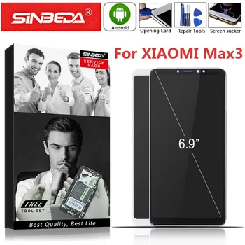 

6.9&quot;Original For Xiaomi MI Max 3 LCD Display Touch Screen with Frame Digitizer For Xiaomi Max3 Display Replacement For MI MAX 3