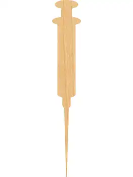

Syringe Wooden Laser Cut Out Shape - Great for Crafting - Hobbyist - D.I.Y. Projects