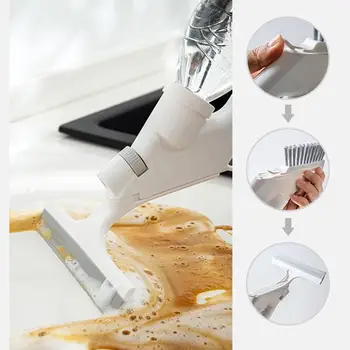 

Foldable Window Scraper Glass Cleaning Brush Crevice Brush Sponge Wipe Cleaning Set For home and kitchen Household accessories