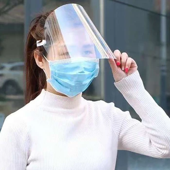 

Full Face Protect Anti Saliva PVC Anti Foam Covering Dust-proof Safety Shield Tool Clear Face Mask
