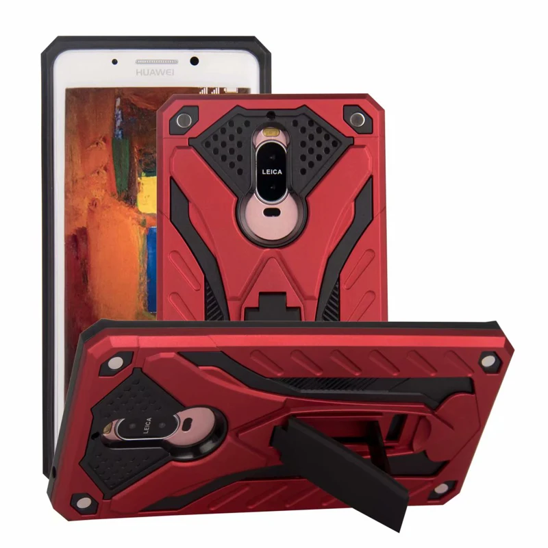 red Чехол, чехол, чехол для Huawei mate 9 Pro 9Pro mate 9, роскошный противоударный прочный чехол-накладка на заднюю панель, силиконовый чехол - Цвет: red