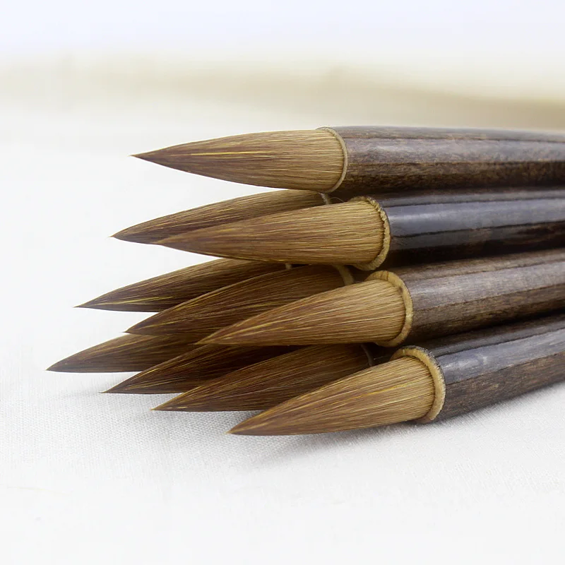 Manufacturers Direct Selling Brush Set Langhao Chinese Calligraphy Goat-hair Brush Mixed Hair Writing Brush Regular Script Metho