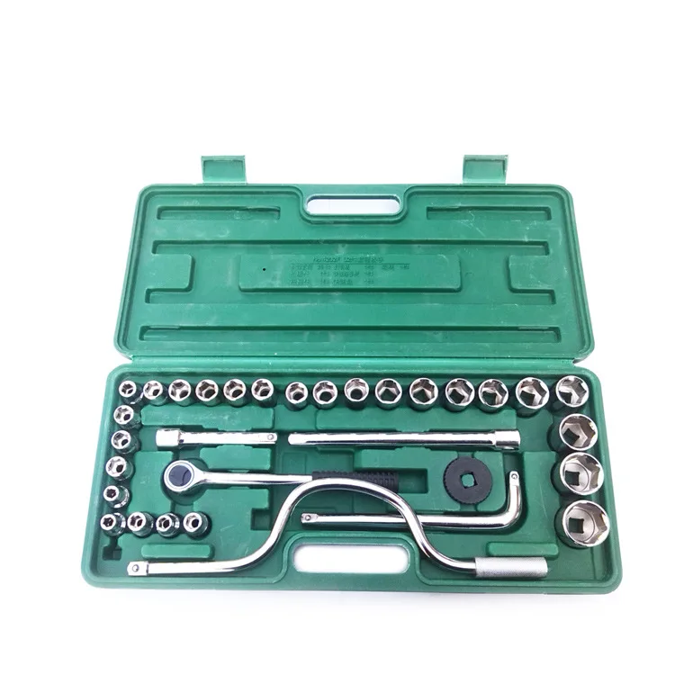 

Wholesale 32-Piece Socket Wrench Car Maintenance Multi-functional Sleeve Tool Kit Basic Hand Tool