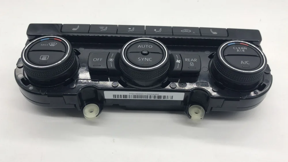 CHESHUNZAI Climatronic Air Condition Control Switch Panel AC Seat Heater air conditionin For VW Passat B7 CC 561 907 044