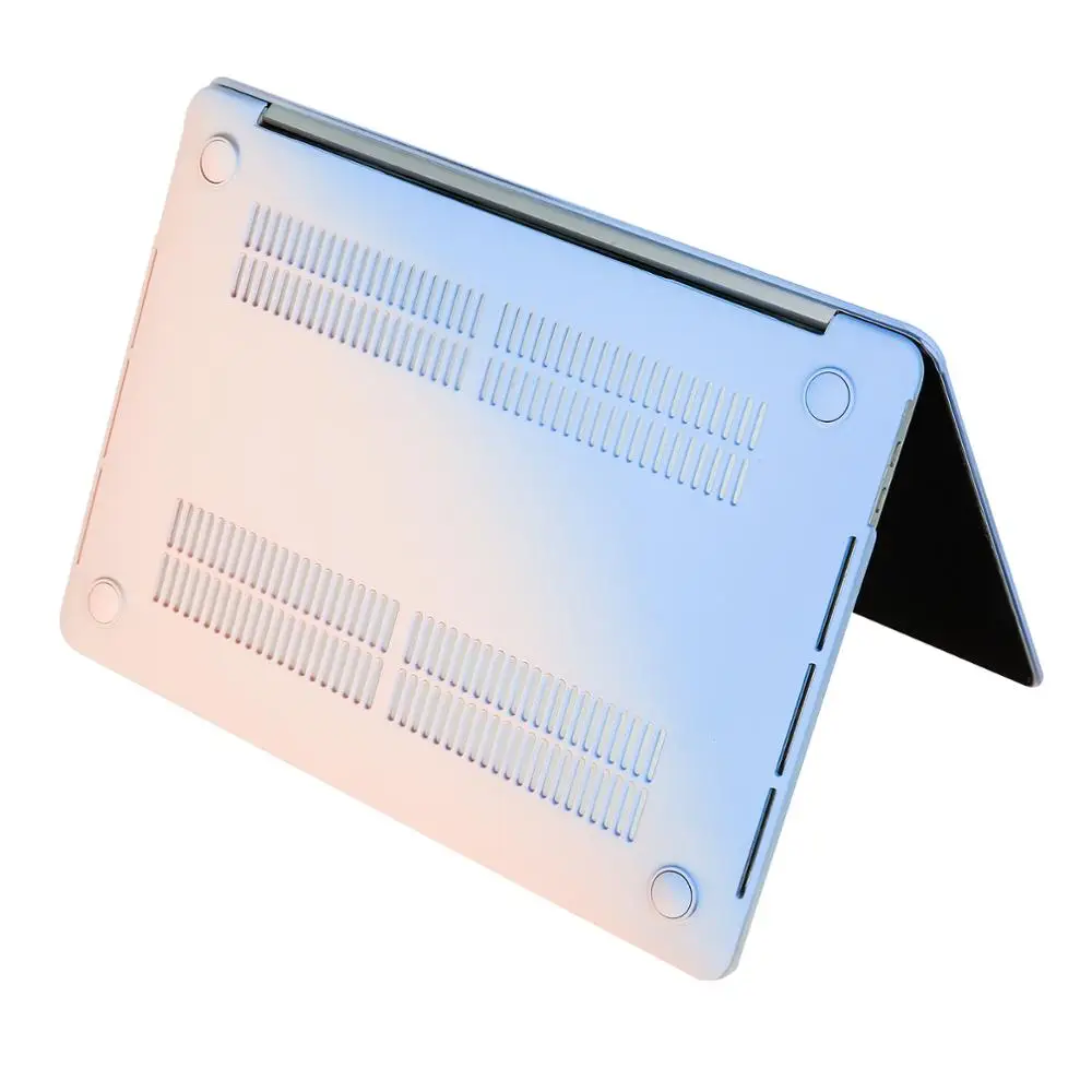 New color matte hard Laptop case for Macbook Pro retina Air 13 A1466 12 11.6 inch cover for new pro 13 A2159 touch ID A1932