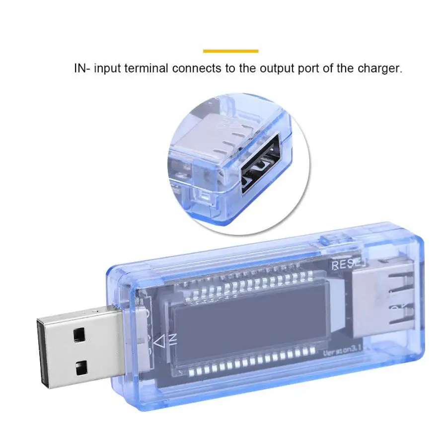 USB тестер напряжения тока Вольтметр зарядное устройство мощность батарея Емкость Тестер