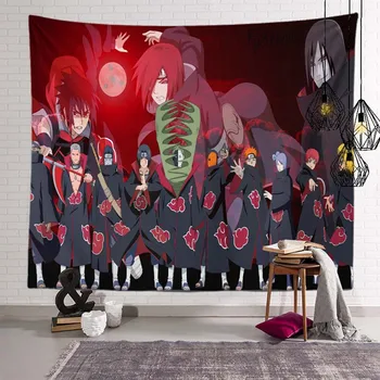 

Anime Naruto Painting Tapestry 3D Print Tapestrying Rectangular Home Furnishing Accessories Wall Hanging 150*130cm