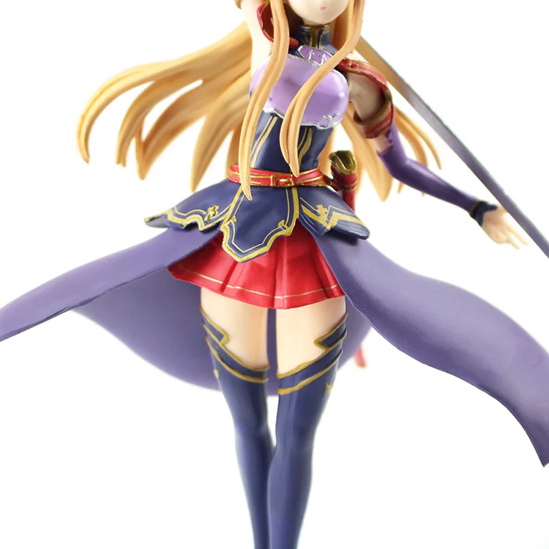 22 см SAO Will Return Asuna аниме Sword Art Online Yuuki Asuna ПВХ фигурка Коллекционная модель игрушка кукла подарок на Рождество