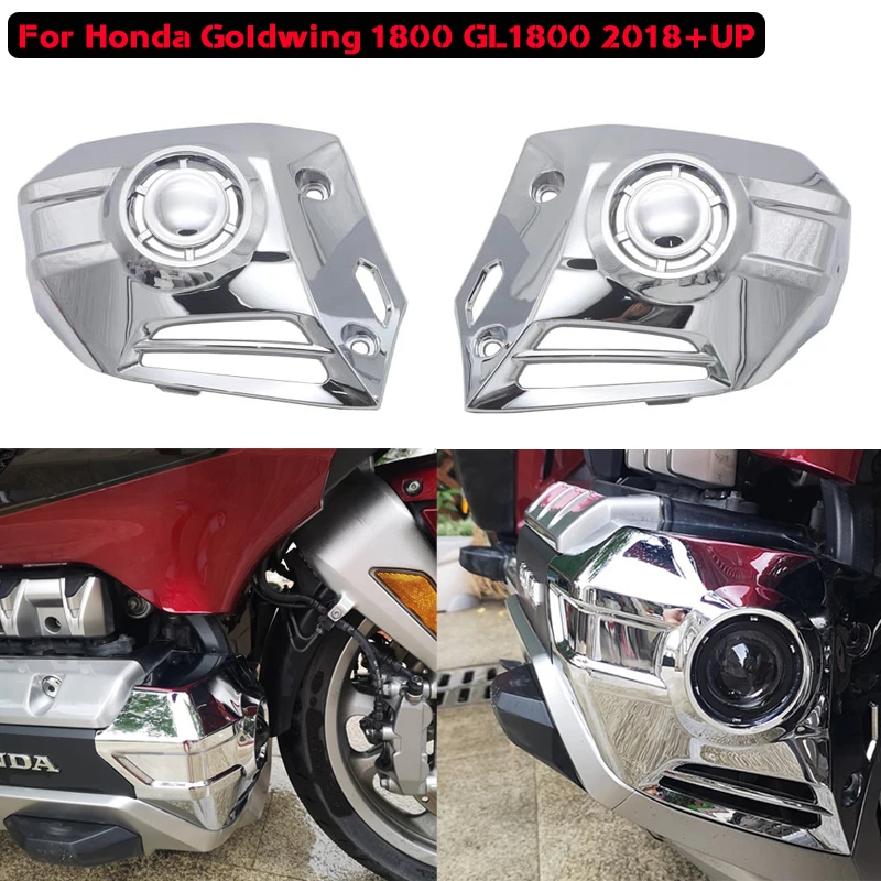 

2020 New Design High Quality Motorcycle Chrome Pair Lower Cowl Covers For Honda Goldwing 1800 GL1800 2018 2019 2020