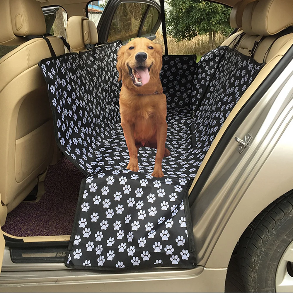 Чехол для сиденья для домашних собак, переноска для собак, сетчатый водонепроницаемый коврик для заднего сиденья автомобиля, гамак, подушка, защитный ремень, одеяло