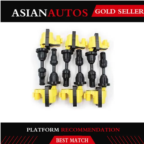 6 X катушки зажигания пакеты 22433-30P00 MCP-400 для 1990-1997 FAIRLADYZ 300ZX VG30DETT VG30DE J300