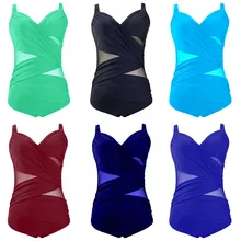 Цельный купальник, сетчатый купальник, пуш-ап, высокая талия, монокини, сетка, цельный купальный костюм, сетка, монокини трикини для женщин