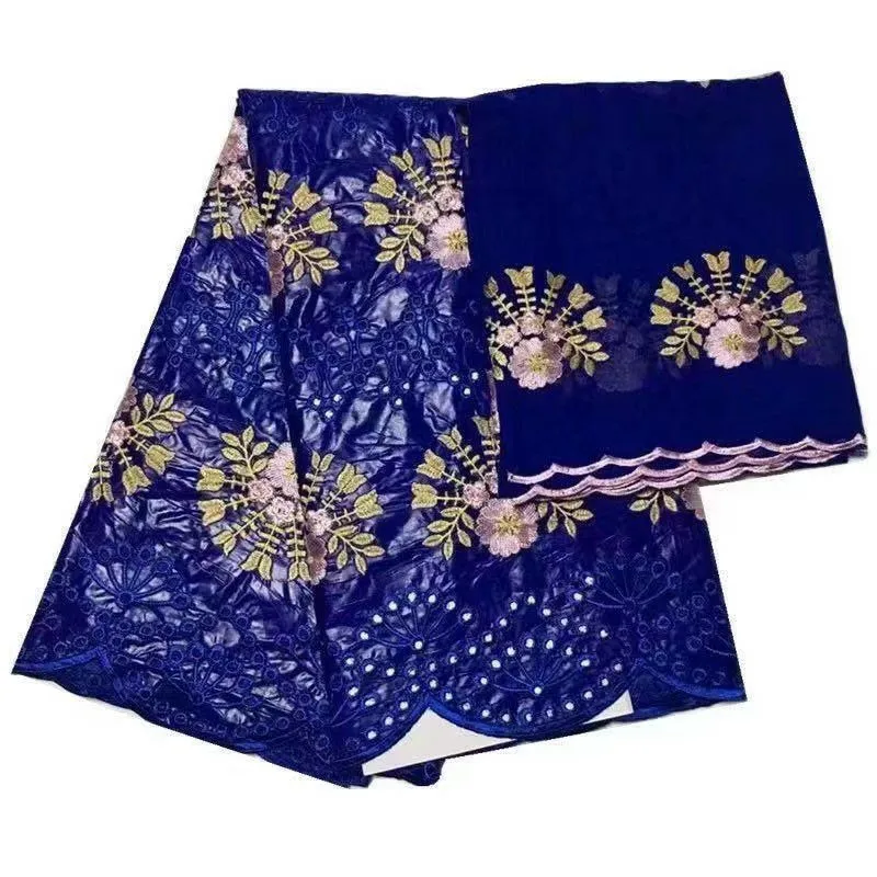 

India bazin riche getzner 2019 basin riche getzner jacquard brocade fabric with stones latest nigerian gele headtie 5+2yards/lot