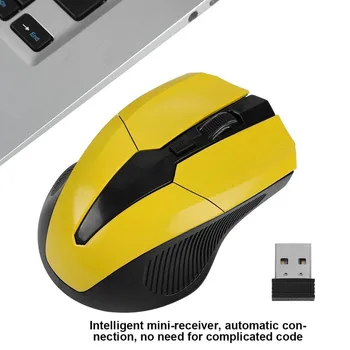 

2.4Ghz Wireless Mouse 1200DPI Adjustable Home Office Computer Game Optical Gaming Cordless Mice