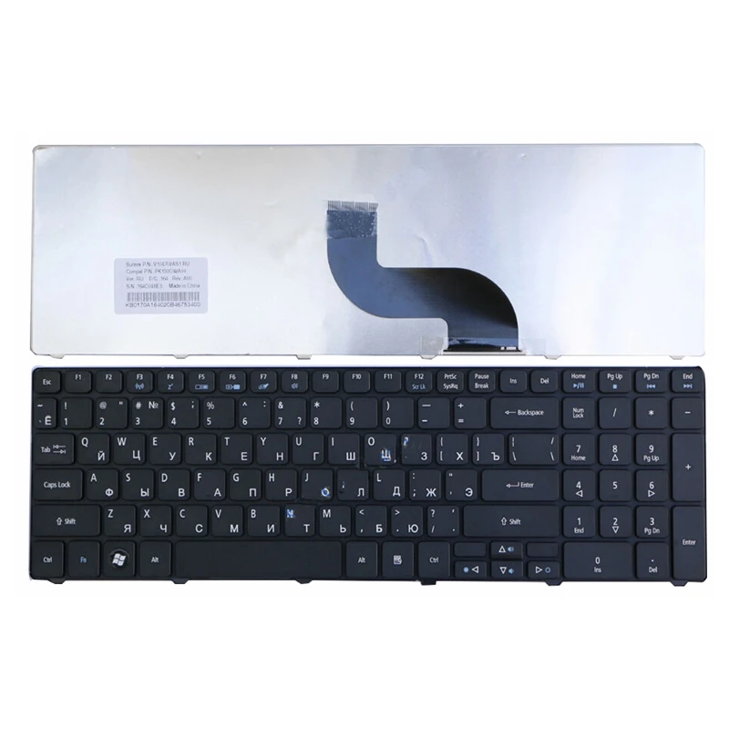 NEW Russian keyboard for Acer Aspire 7740G 7750 7750G 7750Z 7235 7235G 7250 7250G 5542G RU laptop black | Компьютеры и офис
