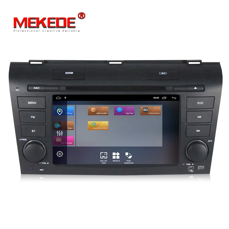 Excellent MEKEDE Car Multimedia player Android 9 DSP car DVD player For Mazda3 Mazda 3 2004-2009 32G ROM GPS navigation radio stereo WIFI 5