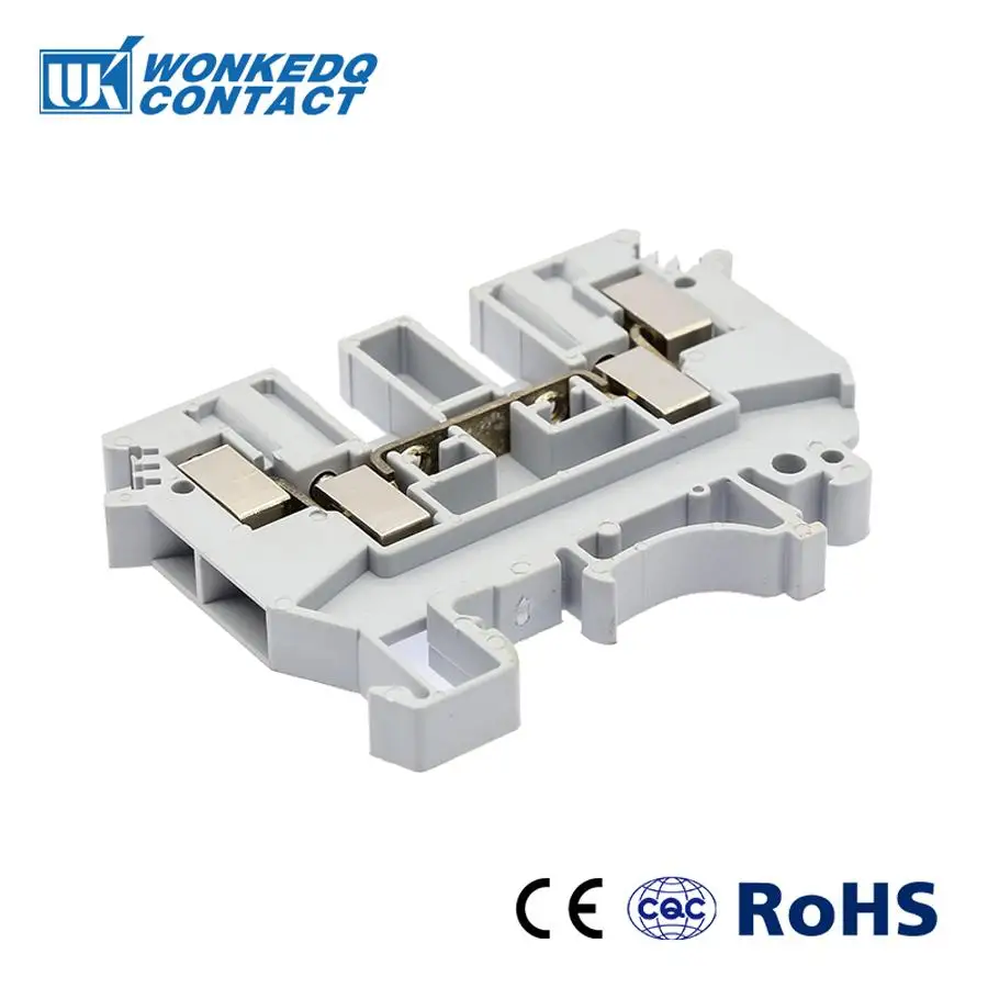 10 шт. UDK-4 клеммные блоки на din-рейку вместо Феникса контактная подача через винтовое соединение многожильный терминал UDK4