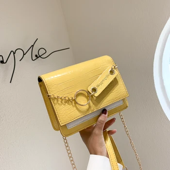 

Women's clutch bag branded 2020 crossbody for women luxury Shopper Beach Shoulder bags yellow boho designer purses chain leather
