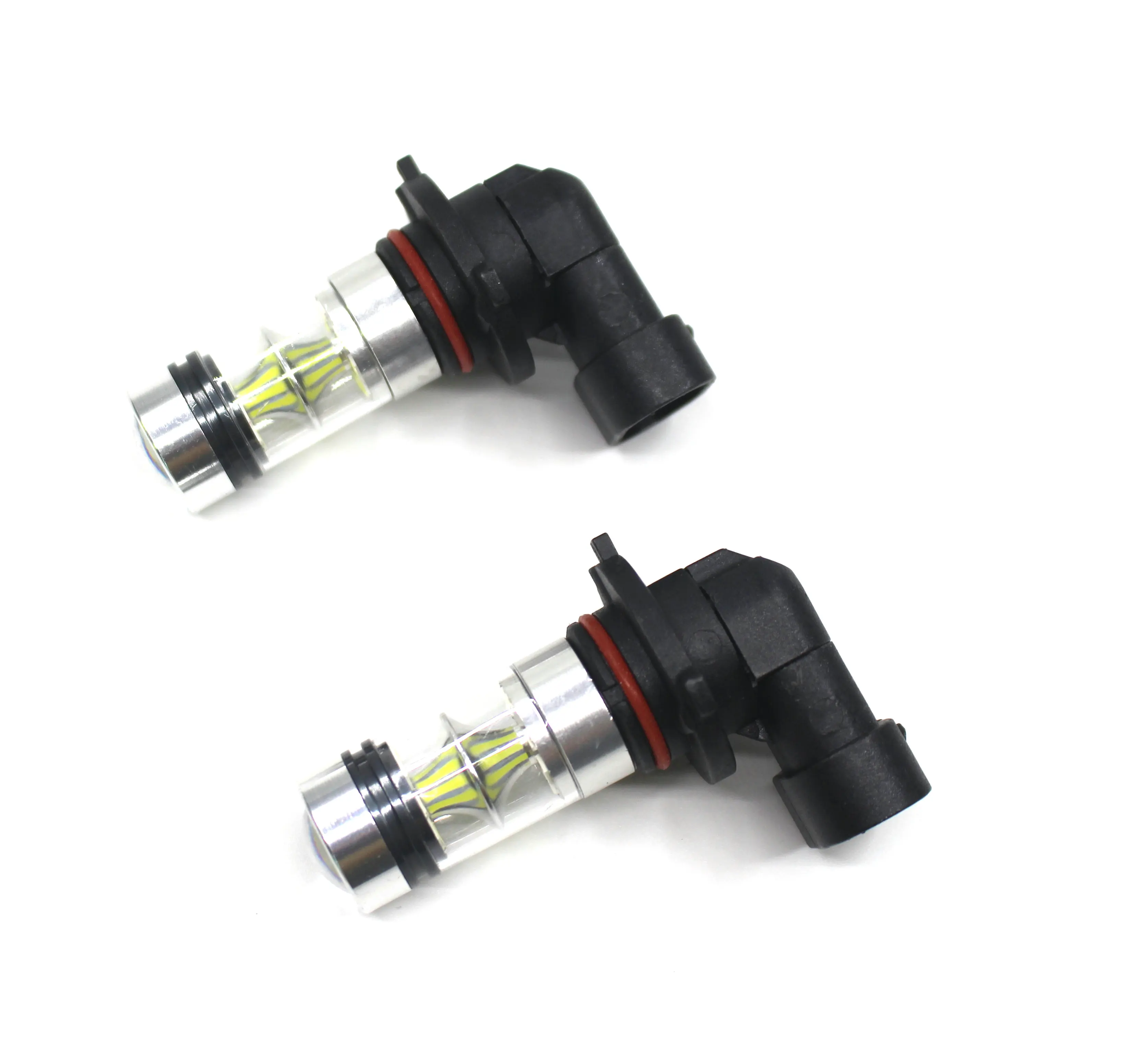 2pcs LED 9005 9006 H10 100W 20SMD LED led fog light Low beam lights 12V car bulb 6500K DRL lamp