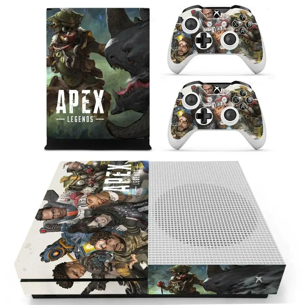 YS-xboxoneS-2034 APEX Legends, наклейка для игры, наклейка для Xbox One S, консоль и контроллеры для Xbox One, тонкая наклейка s, виниловая - Цвет: YS-xboxoneS-2034