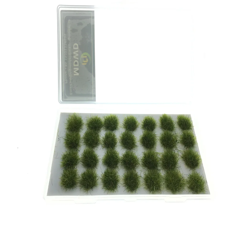 architecture 5mm flock grass ho train layout02