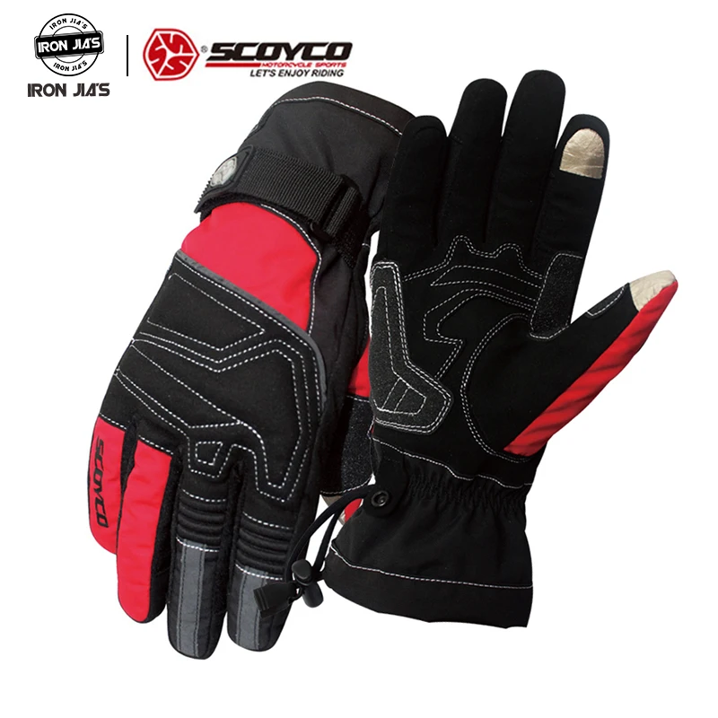 

SCOYCO Motorcycle Gloves Riding Racing Waterproof Guantes Moto Night Reflective Warning Protective Luva Motociclista