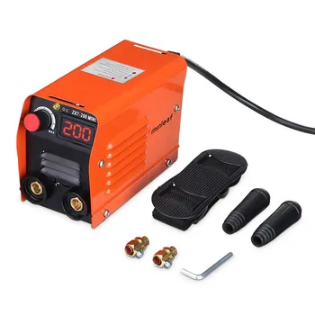 

New Orange ZX7-200 200A Mini Electric Welding Machine Portable Digital Display IGBT DC Inverter ARC MMA Stick Welder