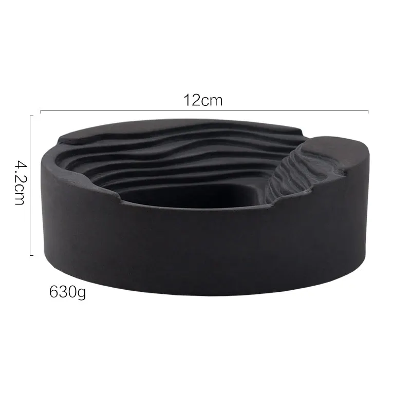 buy 1 pc Black Nordic товары для дома и украшения для рождества бетонный стол офисный пепельница цемента Портативный пепельница для автомобиля cendrier карман מאפרה - Цвет: buy 1 pc Black