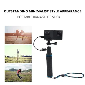 

Selfie Stick Portable Charger Hand Grip Mobile Power Bank For Action Camera