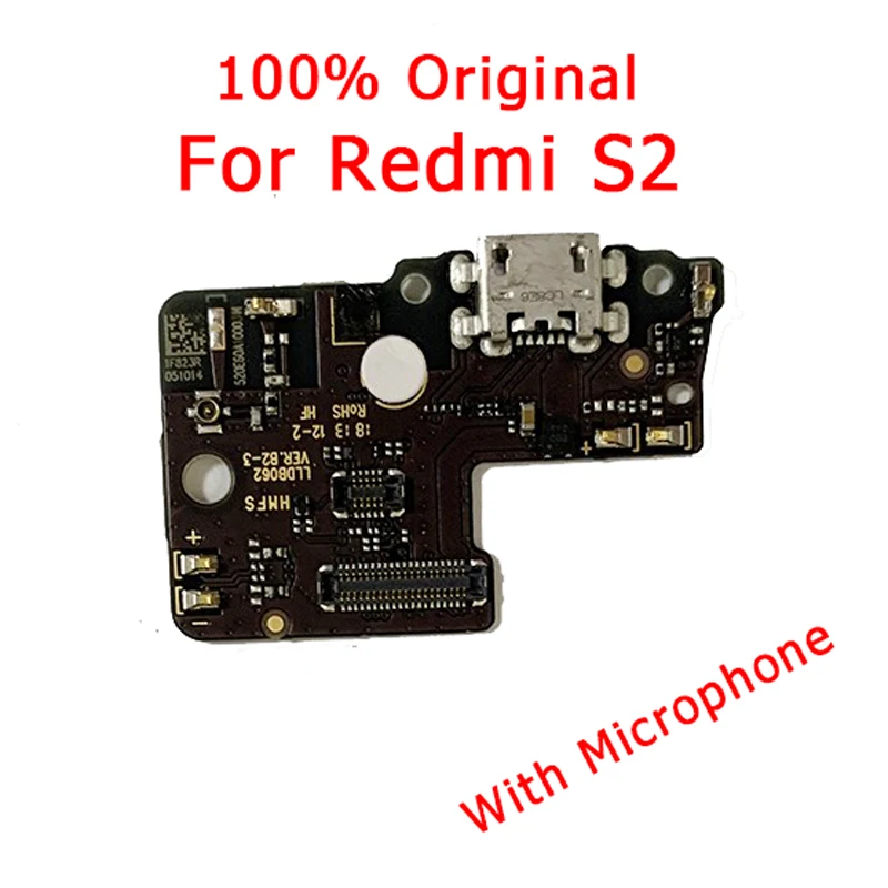 Оригинальные запасные части для Xiaomi Redmi S2 зарядный порт USB разъем гибкий кабель PCB