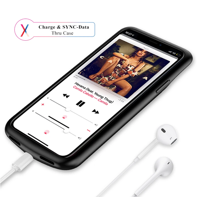 4000mAh аккумулятор Power Bank чехол, крышка зарядного устройства для iPhone X XS Powerbank чехол внешний зарядный блок резервного копирования чехол для iPhone X Xs