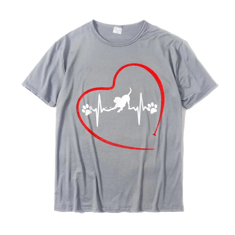 Graphic Youth T Shirt Crew Neck Short Sleeve 100% Cotton Customized Tops Tees Design Sweatshirts Drop Shipping Paw Print Labrador Heartbeat Veterinarian Vet Tech T-Shirt__MZ16391 grey