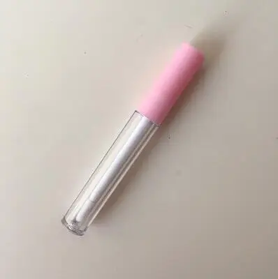 clear pink lid 2,5 мл тюбик для блеска для губ трубка прозрачный/матовый бальзам для губ контейнеры мини-губная помада бутылки для многоразового использования флаконы для блеска для губ - Цвет: clear pink lid