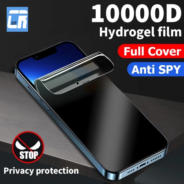 Film hydrogel anti-espion pour iPhone, protecteurs d'écran de