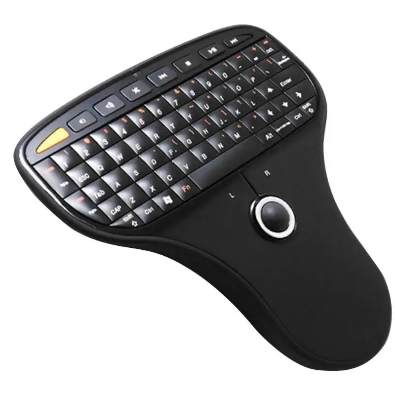 N5901 Мини Беспроводная клавиатура Air mouse с трекбол ультра-легкая мультимедийная функция управления для Android tv Box