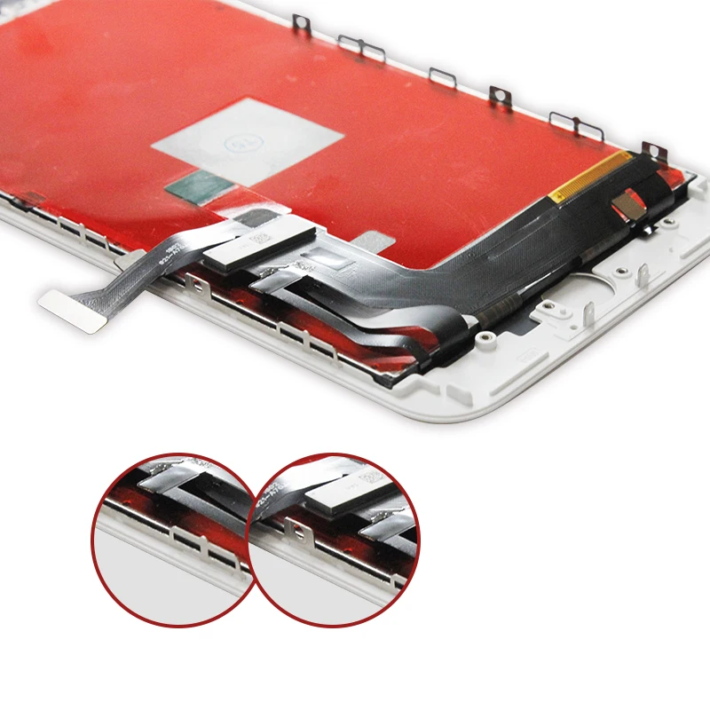 FVBH белый и черный AAAAA гарантия жизни абсолютно ЖК-дисплей для iPhone 8 Plus A1864 A1897 3D кодирующий преобразователь сенсорного экрана в сборе