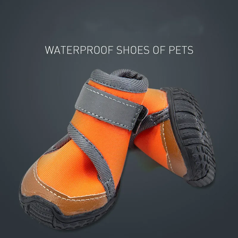 

Large Dog Shoes Pet Boots Waterproof And Warm Fashion Pets Botas Outdoor Anti-drop Wear-resistant Buty Dla Psa Perro Puppy Chien