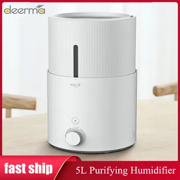 

Deerma DEM-SJS600 Ultrasonic Air Humidifier 5L Home Air Purifying Aromatherapy Essential Oil Diffuser Humidifier Mister Maker