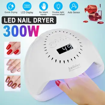 

42Pcs UV LED Dual Light Beads 300W LED UV Nail Polish Dryer Lamp Gel Acrylic Light Professional Kit USB Charging Lamp