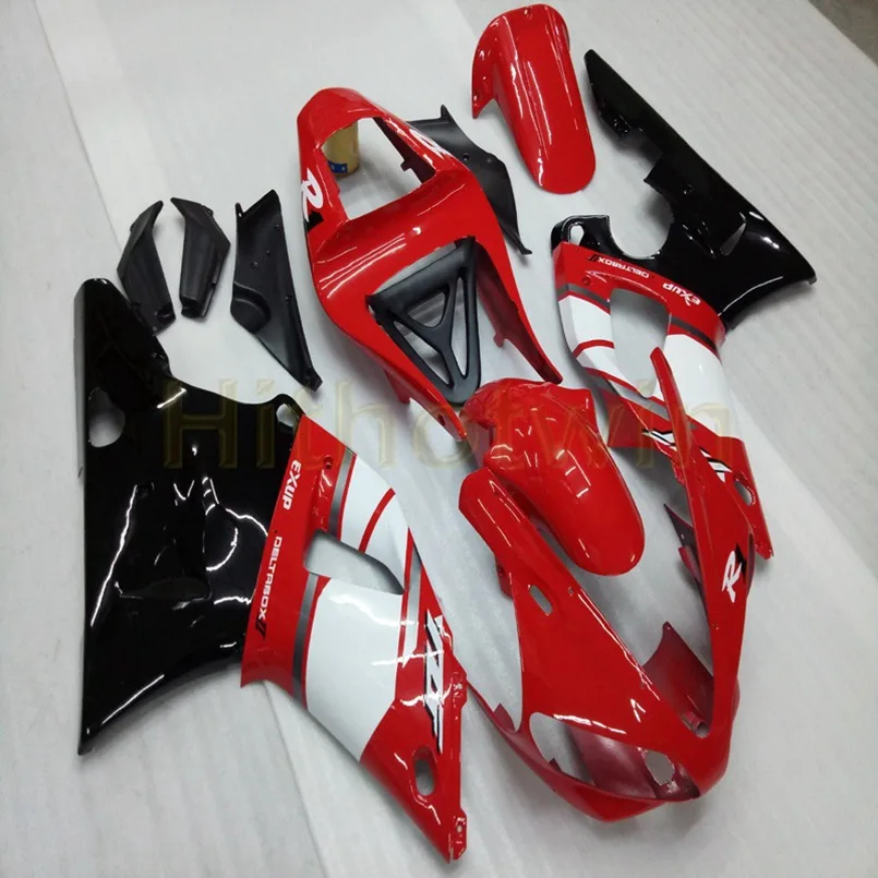Пользовательский капот мотоцикла для YZF-R1 2000-2001 ABS Пластиковый обтекатель литья под давлением синий