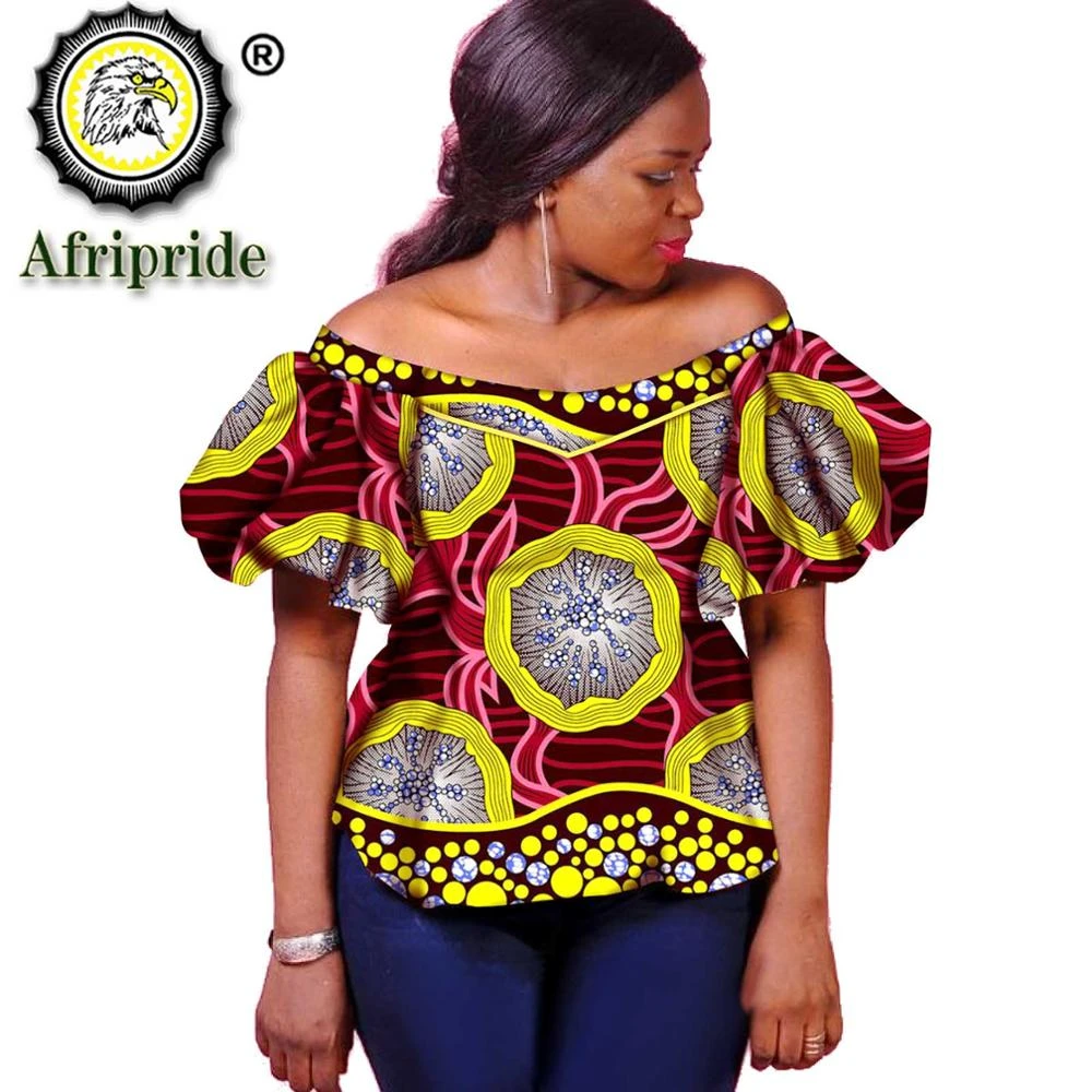 Camisas africanas para mujer, blusa estampada tradicional elástica para mujer, Tops para mujer, prendas de de talla grande dashiki, S1924009, 2020|Gabardina| - AliExpress