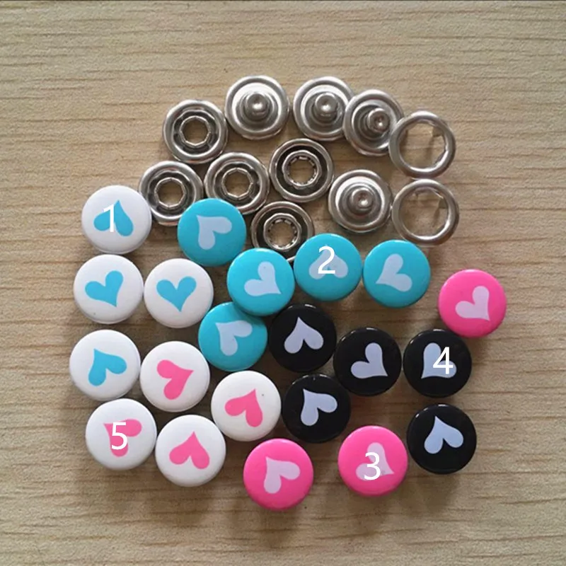 Милые пуговицы 11 мм с принтом в виде сердца для детской одежды|buttons for baby clothes|buttons