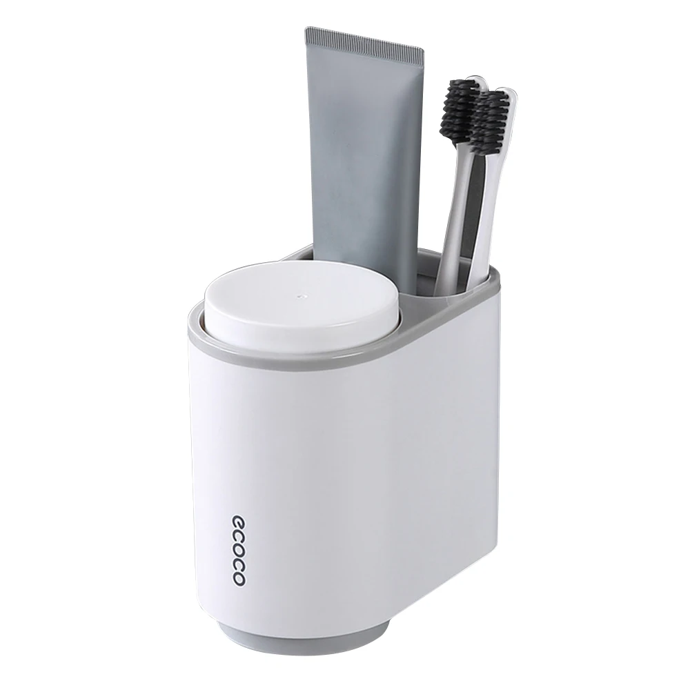 Магнитный держатель зубной щетки Ecoco держатель для зубной щетки Зубная щетка Термосумка для термосов коробка подставка для зубной пасты стойка - Цвет: Gris