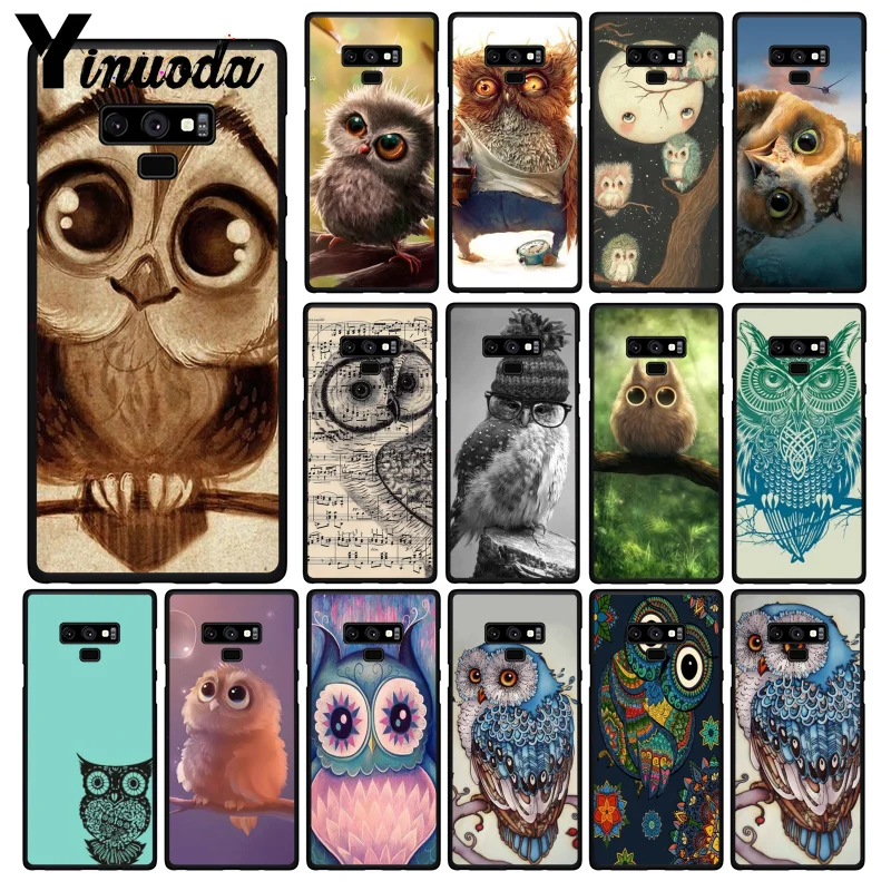 

Yinuoda Animal Cute Cartoon Owl Phone Case For Samsung Galaxy A50 Note7 5 9 8 Note10 Pro J5 J6 Prime J610 J6Plus J7 DUO