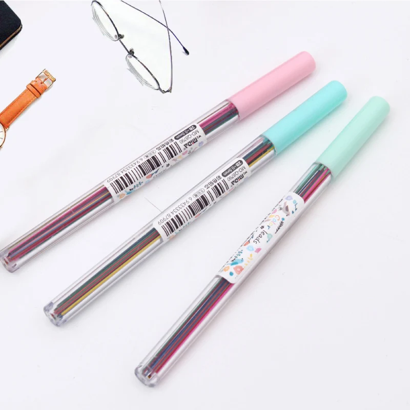 

15Pcs Kawaii Automatic Pencils Refills 0.5mm 2B Cute Colorful Mechanical Pencil Refills For School Office Supplies Stationery
