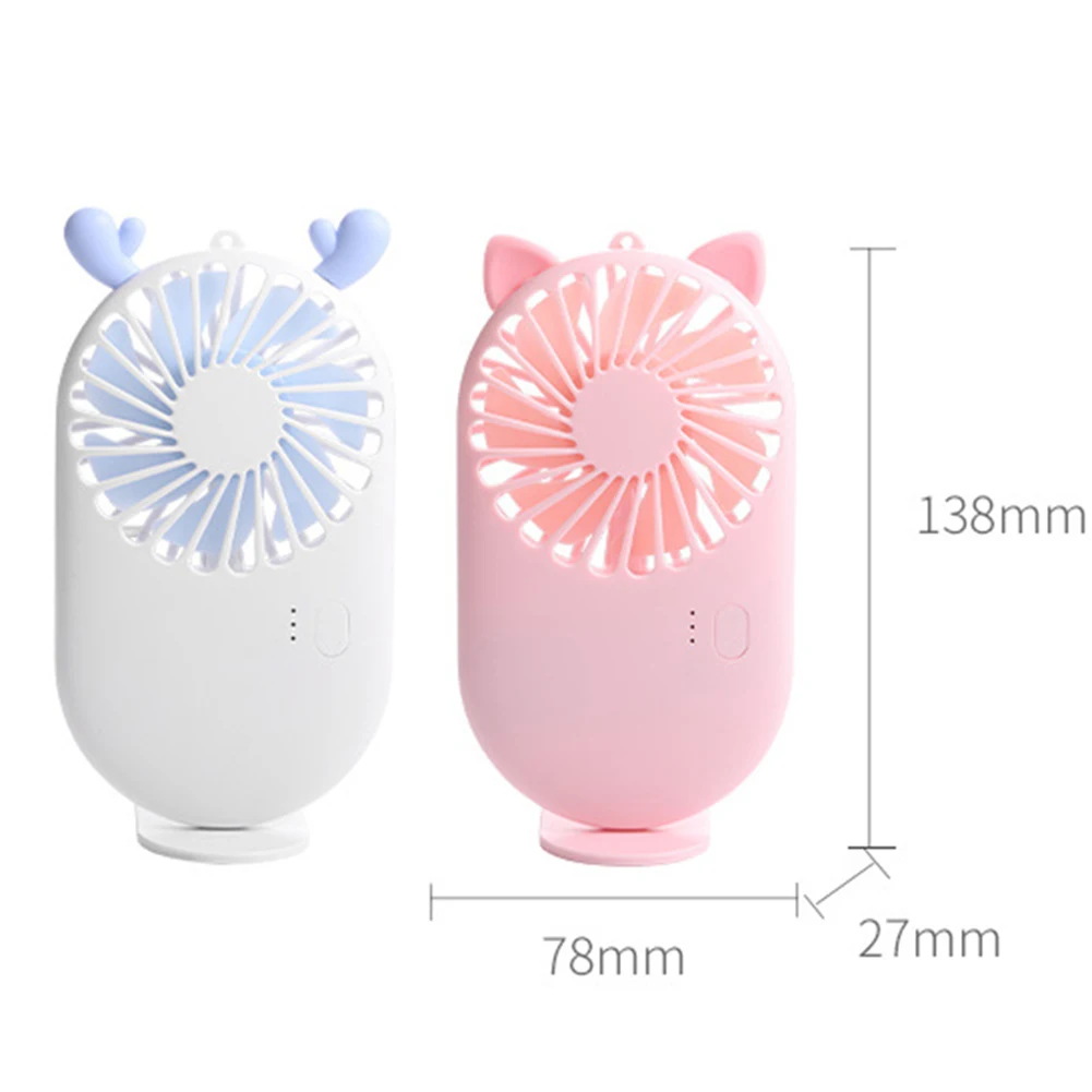 Portable Mini Handheld USB Rechargeable Mini Fan Mute Cooling Fan Office Travel Cooler Home Cooling Fan HVAC Systems