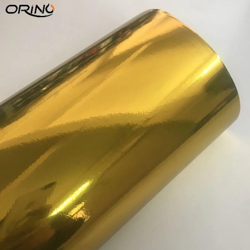 Gold Chrome Vinyl Wrap Sticker-1
