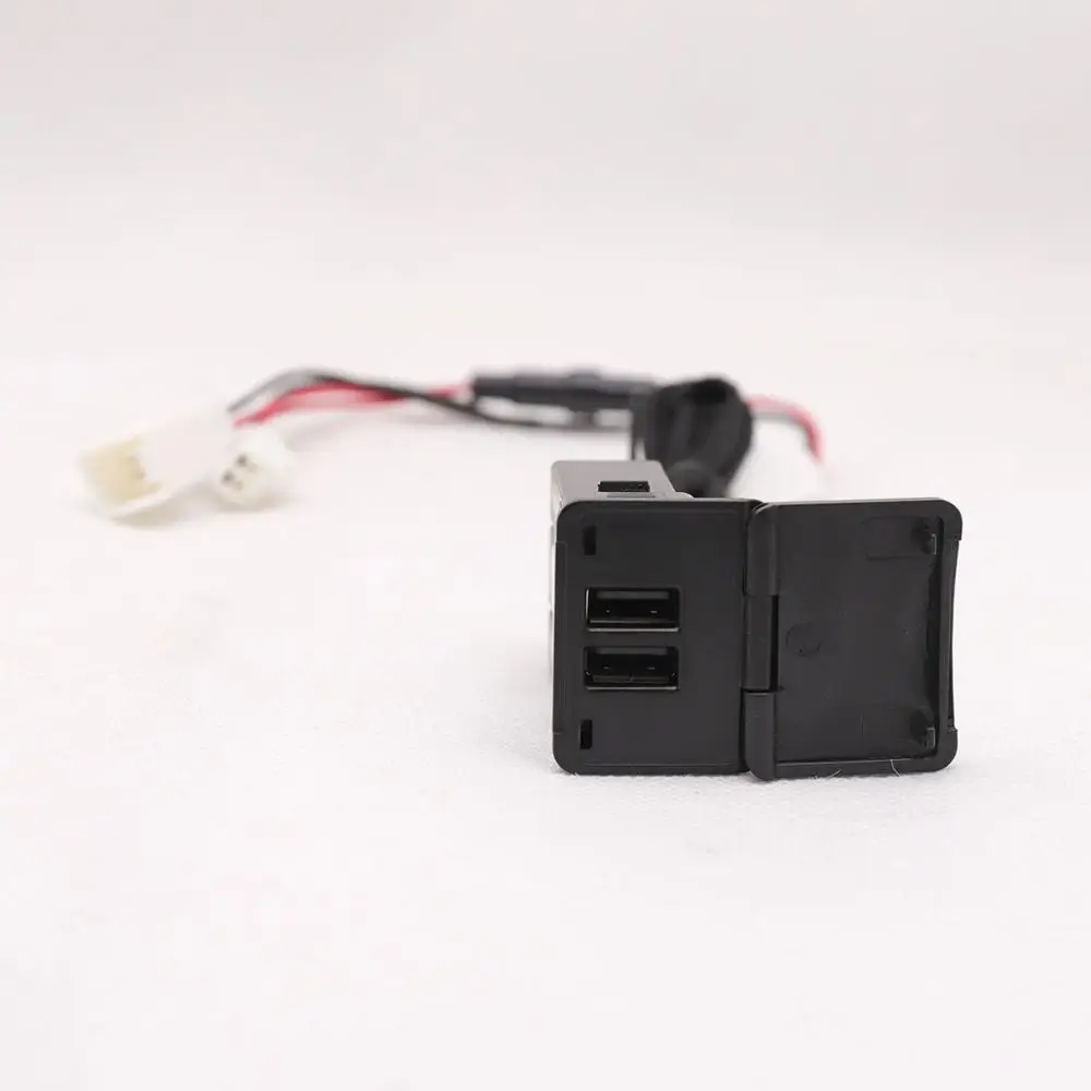 QC3.0 Quickcharge автомобильное заднее зарядное устройство для сидения двойной USB телефон прокладка Адаптер Plug& Play кабель для- Toyota Alphard Vellfire 30 35