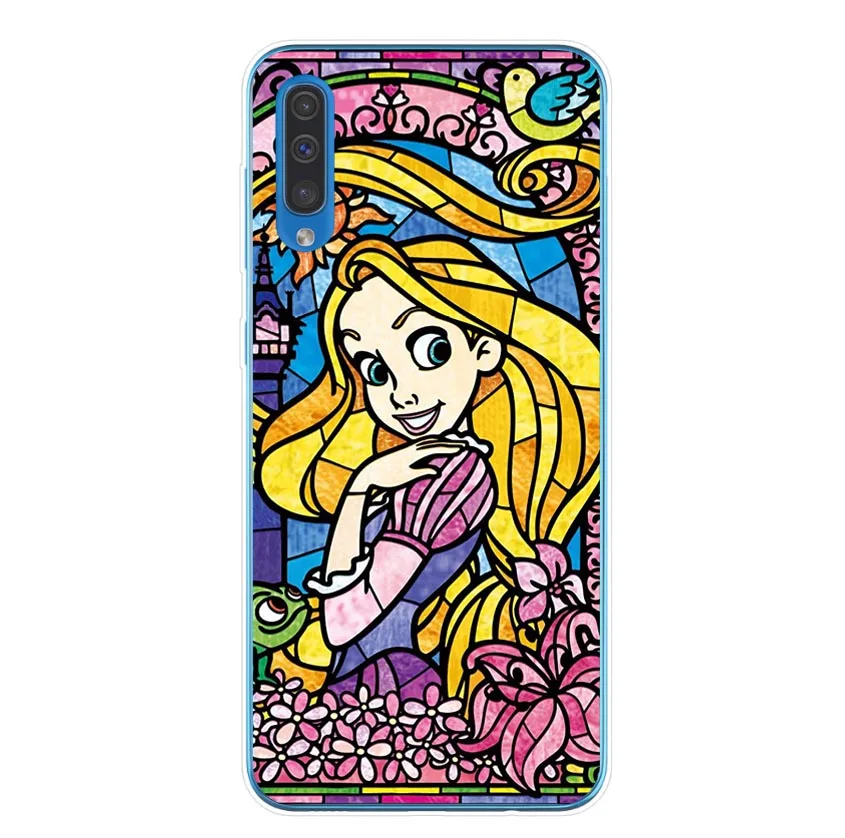 TPU Disneys чехол для samsung Galaxy A7 A750 A6 A8 плюс A9 A10 A30 A50 A70 A80 изображением русалки, купальный костюм с изображением Минни Маус стежка tpu Защитный чехол - Цвет: TPU